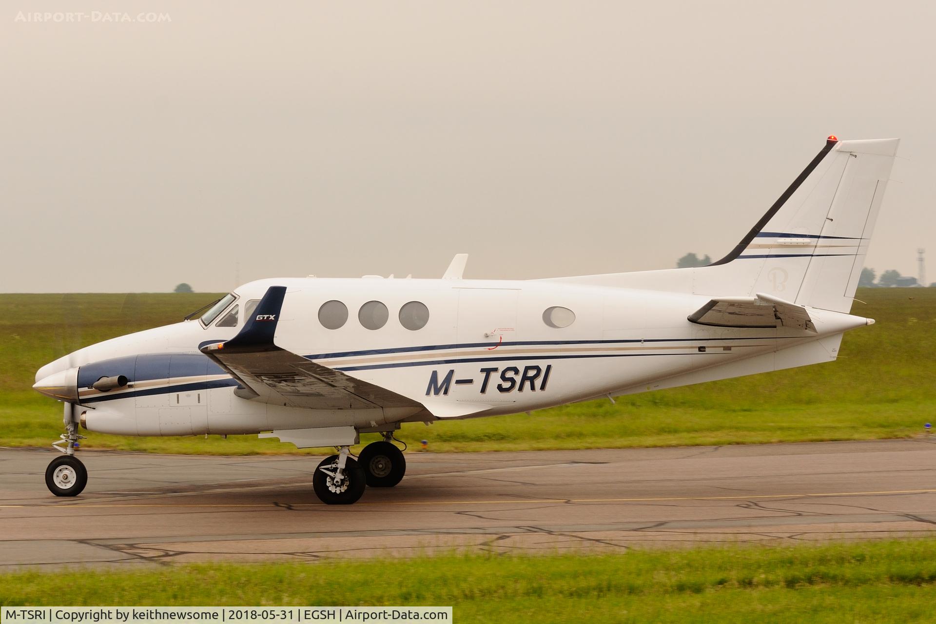 M-TSRI, Hawker Beechcraft C90GTI King Air C/N LJ-2033, Return Visitor.