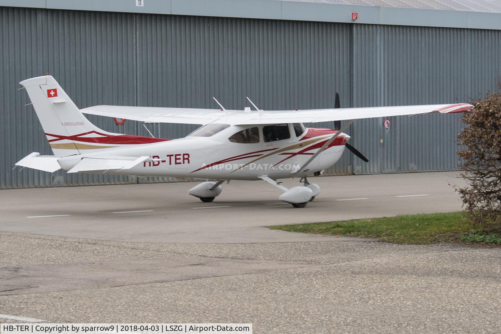 HB-TER, 2007 Cessna 182T Skylane Skylane C/N 18281982, At Grenchen.