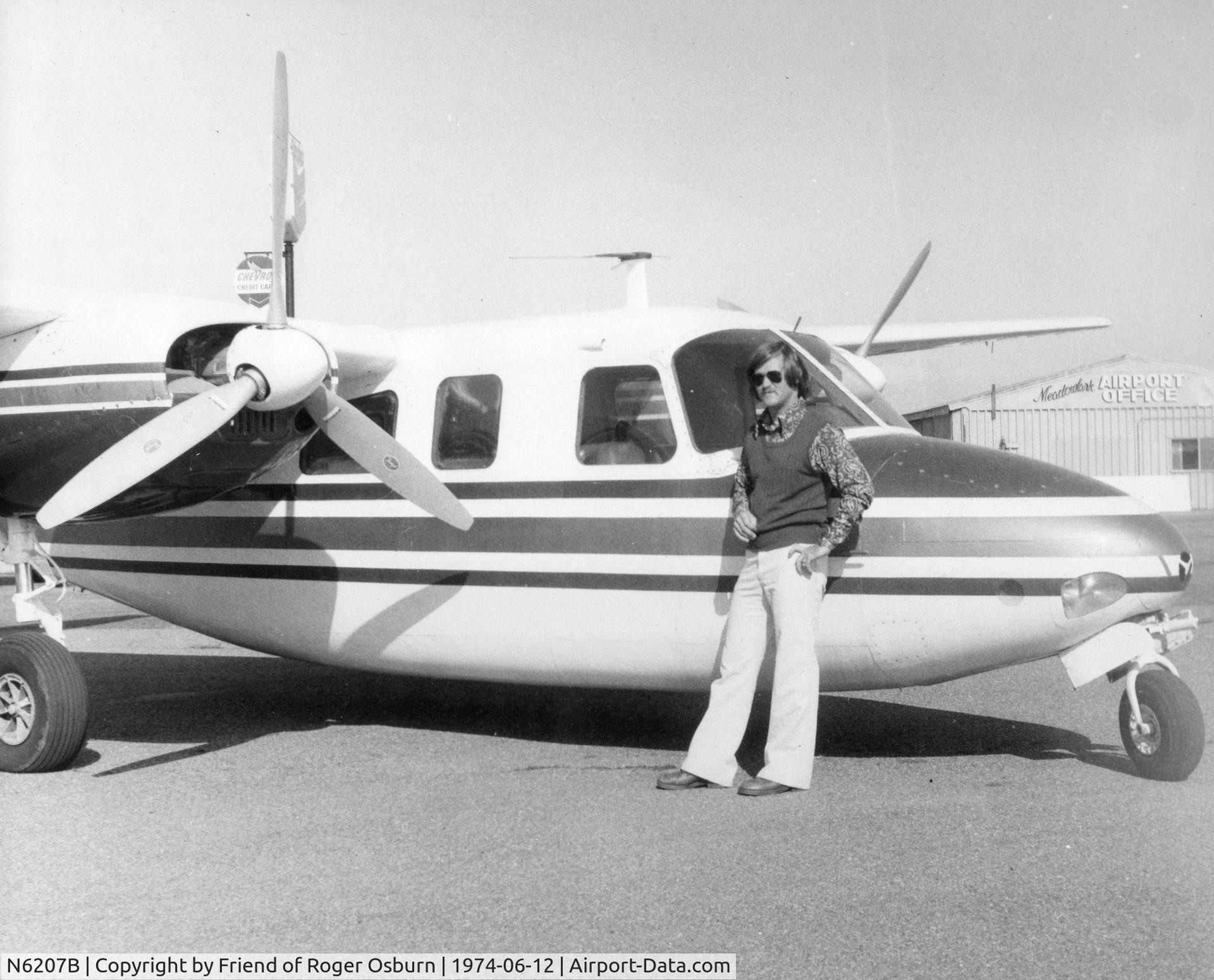 N6207B, 1958 Aero Commander 680 C/N 680-607-240, I was lucky to fly this aircraft from 1973 to 1975 for a construction Co . out of KSNA. Loved every second.
