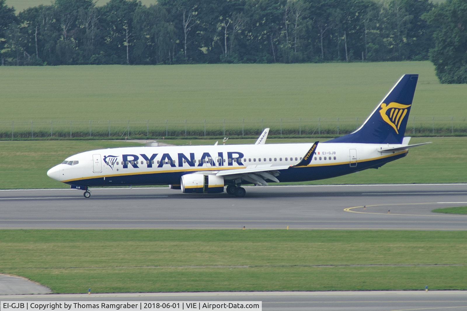 EI-GJB, 2018 Boeing 737-800 C/N 44822, Ryanair Boeing 737-800