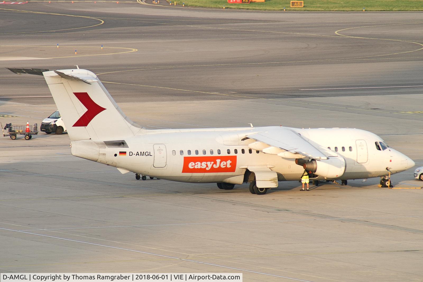 D-AMGL, 1986 British Aerospace BAe.146-200 C/N E2055, WDL Aviation (easyJet) BAe 146-200