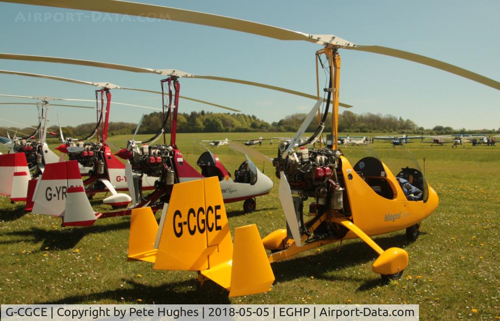 G-CGCE, 2009 Magni Gyro M-16 Tandem Trainer C/N 16-09-5384, G-CGCE Magni M16 at the Microlight Trade Fair, Popham