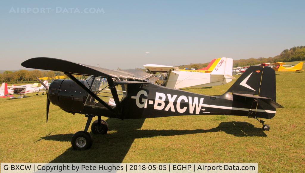 G-BXCW, 2005 Denney Kitfox Mk3 C/N PFA 172-12619, G-BXCW Kitfox visiting the 2018 Microlight Trade Fair, Popham