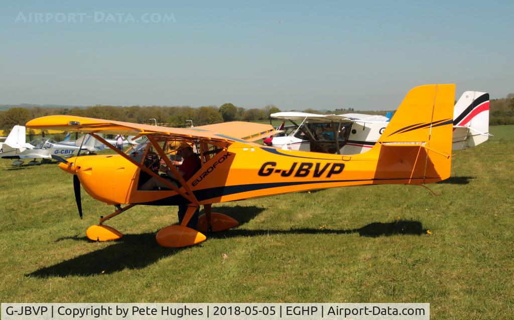 G-JBVP, 2017 Eurofox 3K C/N 52517, G-JBVP Eurofox visiting the 2018 Microlight Trade Fair, Popham