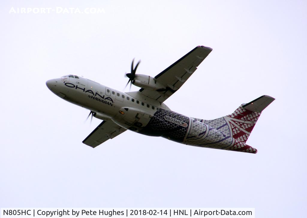 N805HC, 2004 ATR 42-500 C/N 625, N805HC ATR42 Ohana/Hawaiian departing Honolulu