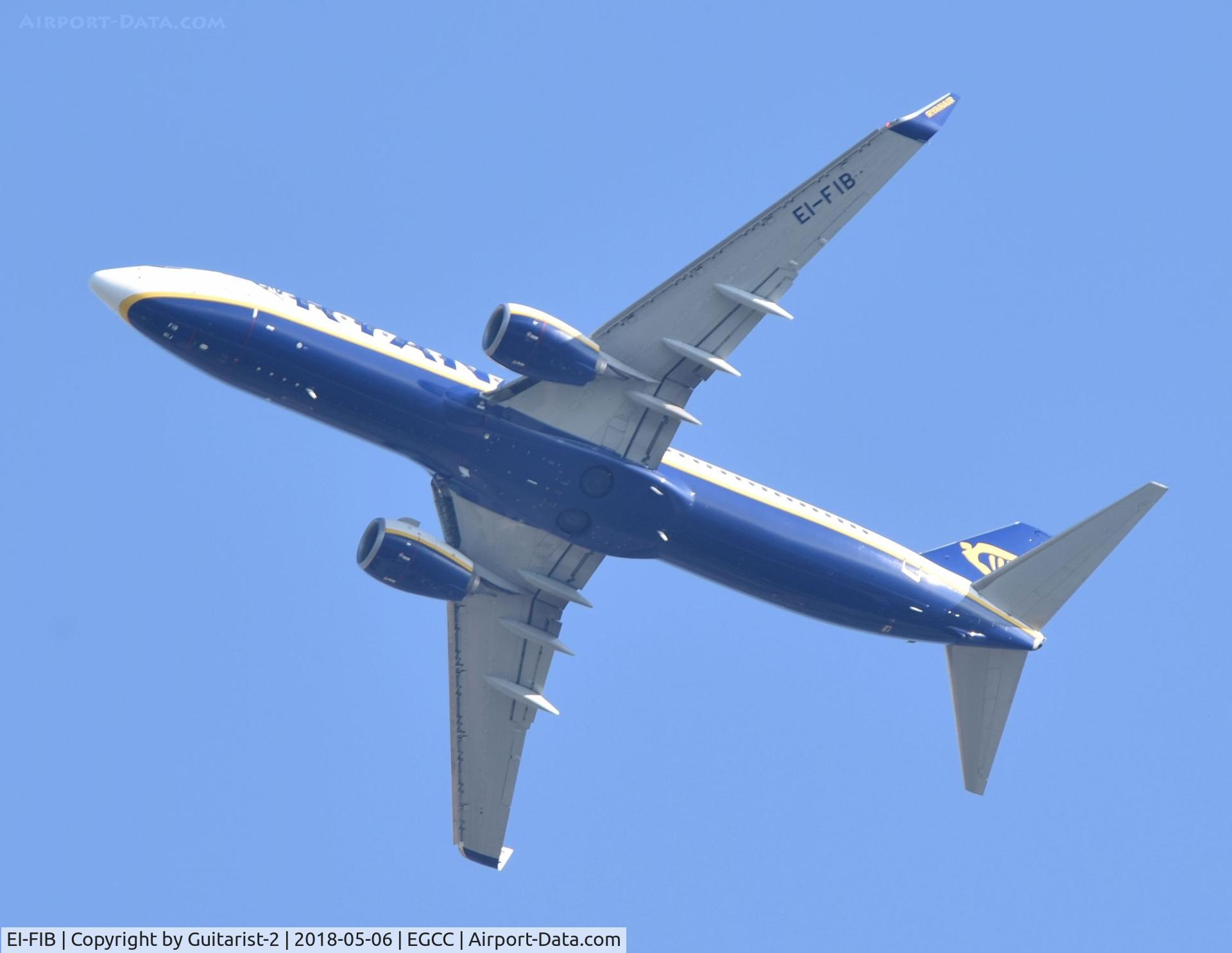 EI-FIB, 2015 Boeing 737-8AS C/N 44692, At Manchester