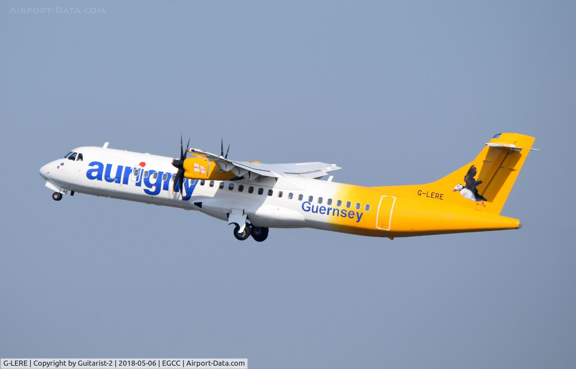 G-LERE, 2009 ATR 72-212A C/N 891, At Manchester