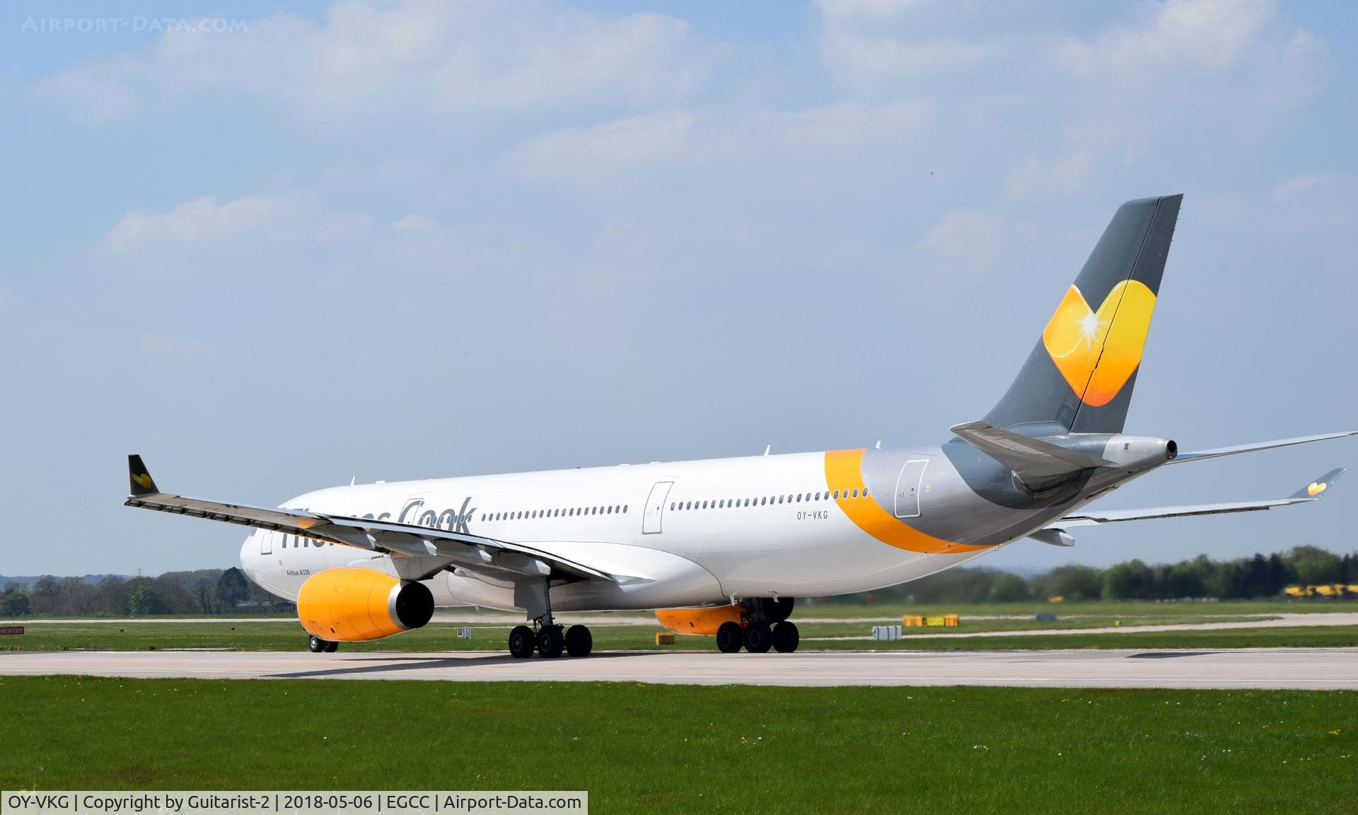 OY-VKG, 2000 Airbus A330-343X C/N 349, At Manchester