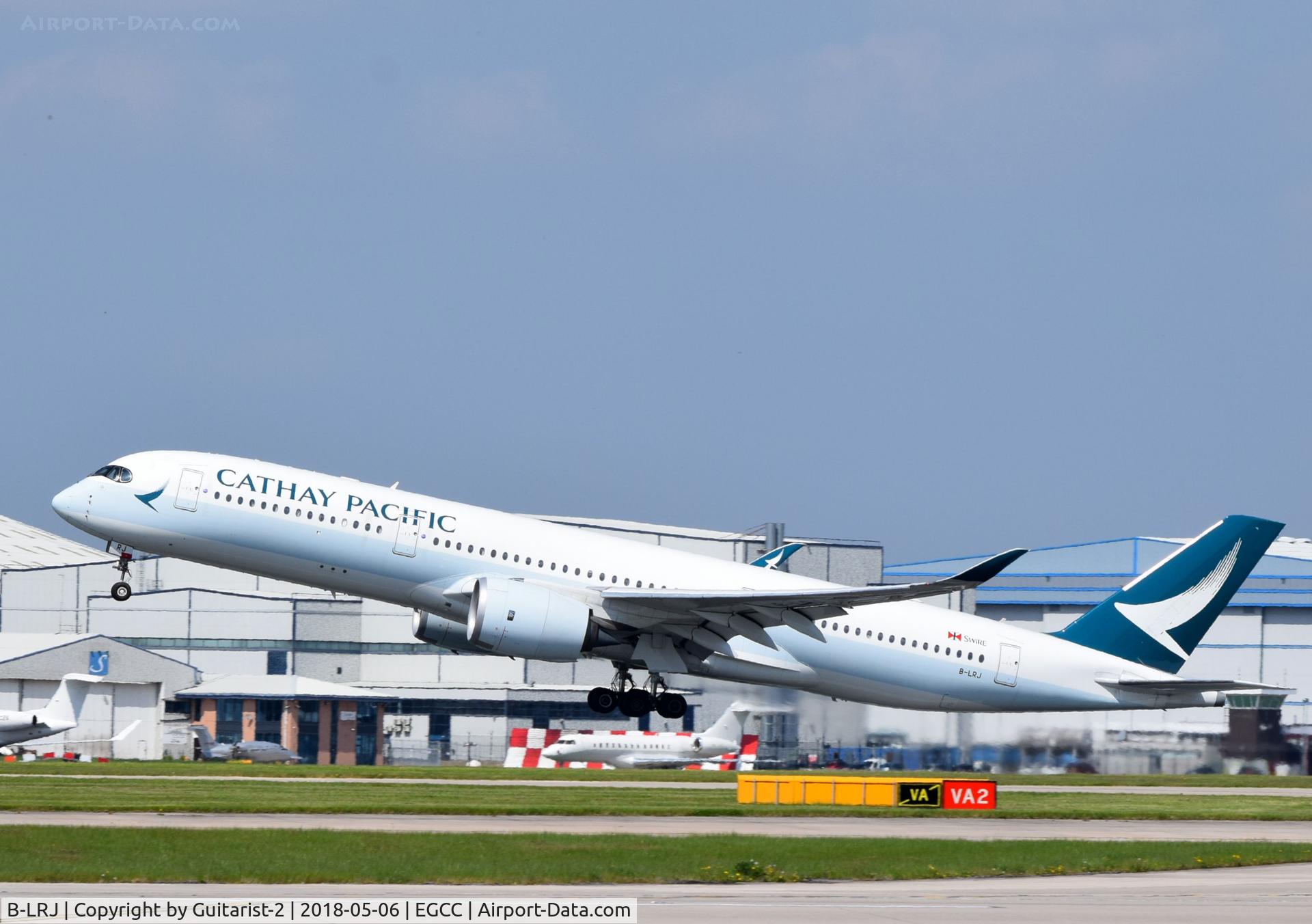 B-LRJ, 2016 Airbus A350-941 C/N 061, At Manchester
