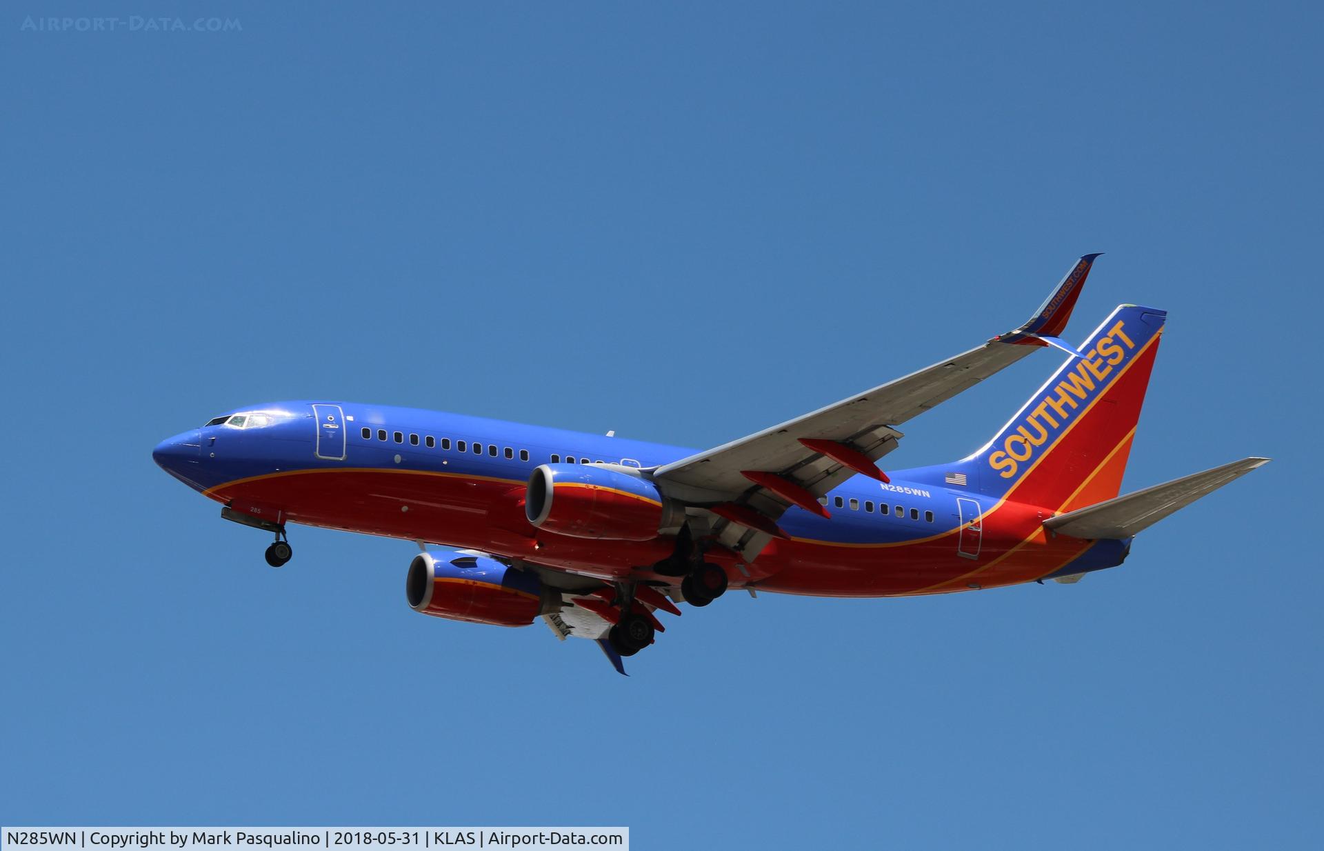 N285WN, 2007 Boeing 737-7H4 C/N 32536, Boeing 737-700