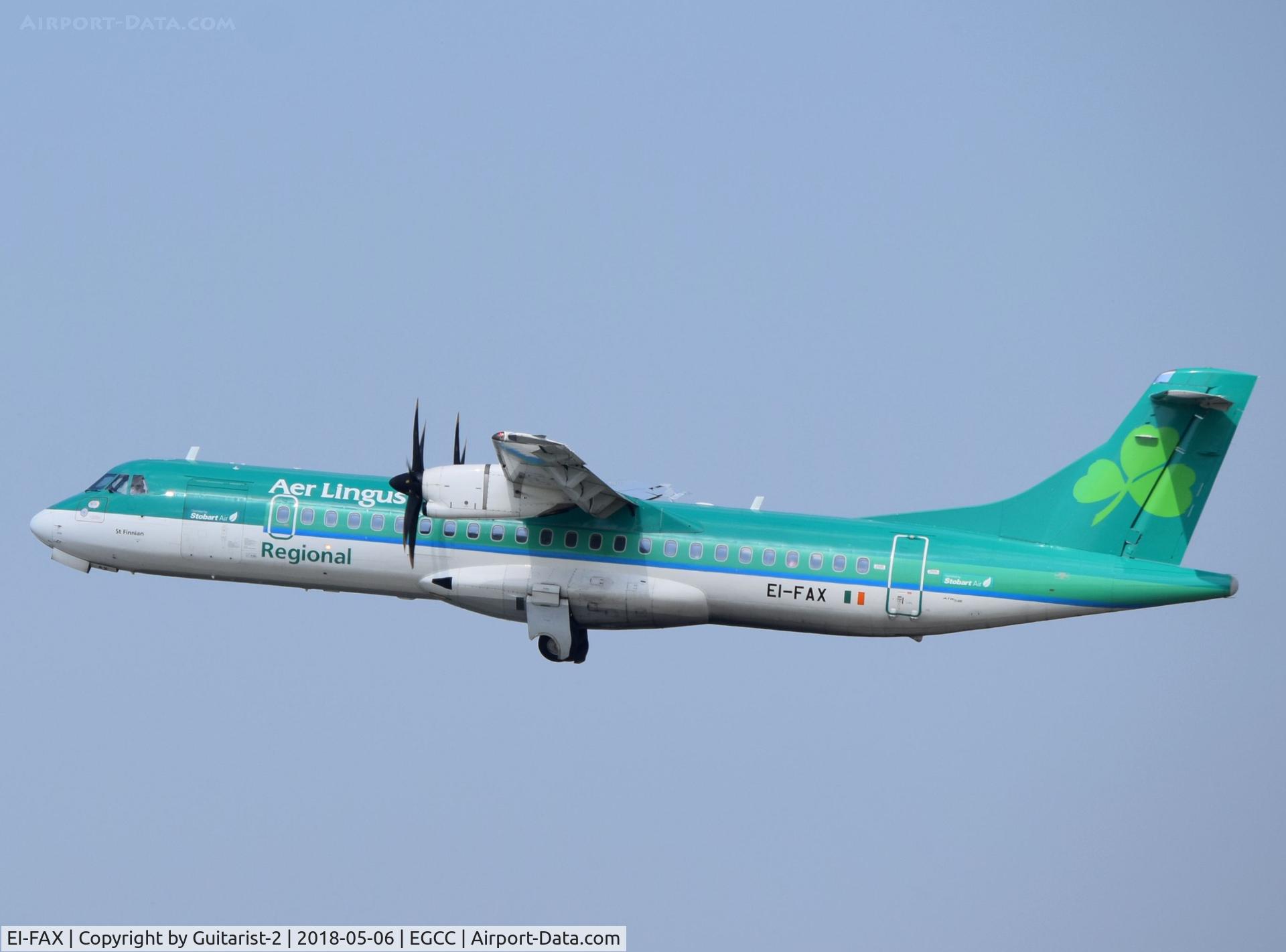 EI-FAX, 2013 ATR 72-600 (72-212A) C/N 1129, At Manchester