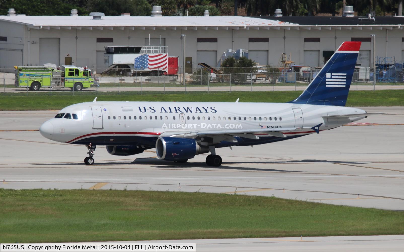 N765US, 2000 Airbus A319-112 C/N 1371, USAirways