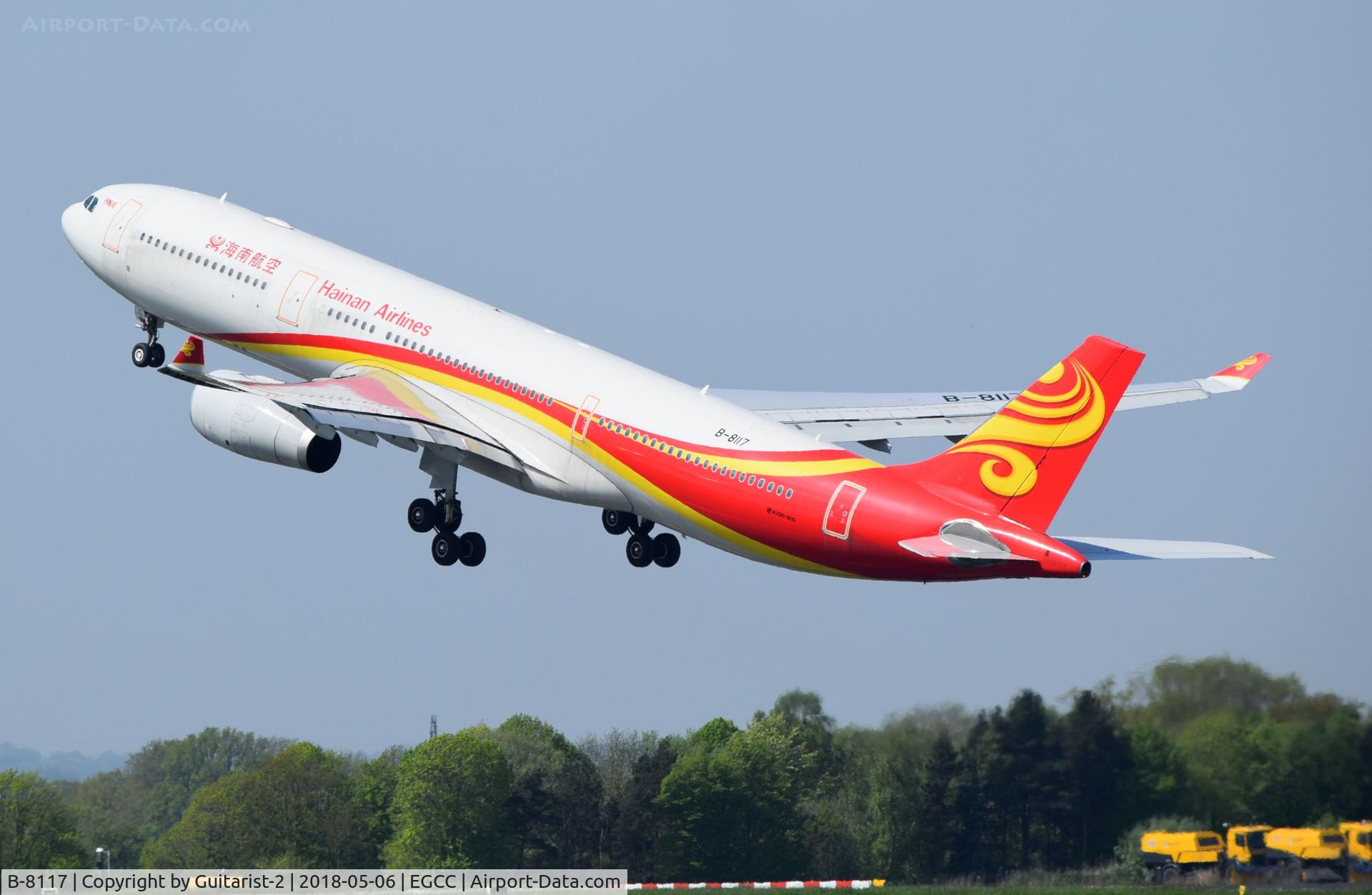 B-8117, 2015 Airbus A330-343 C/N 1677, At Manchester