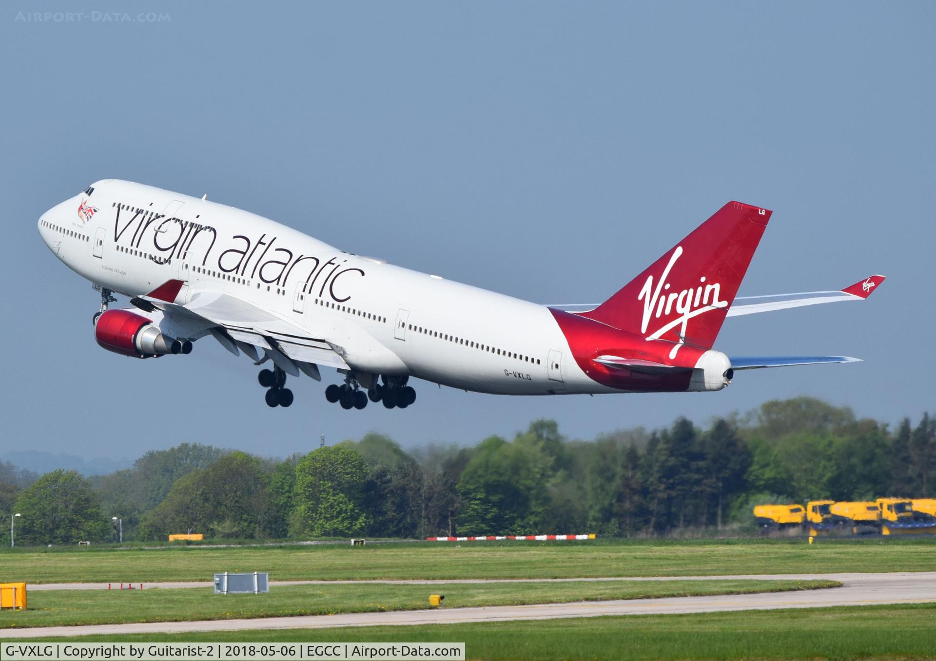 G-VXLG, 1998 Boeing 747-41R C/N 29406, At Manchester