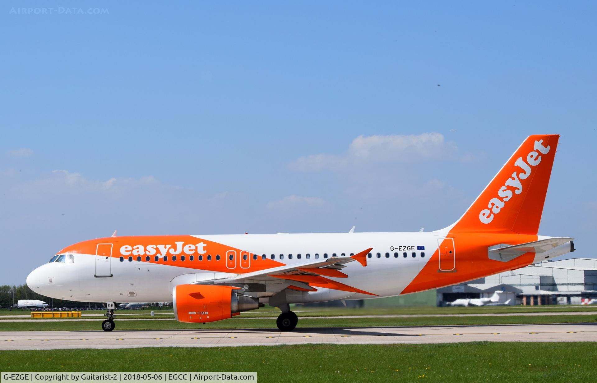 G-EZGE, 2011 Airbus A319-111 C/N 4624, At Manchester