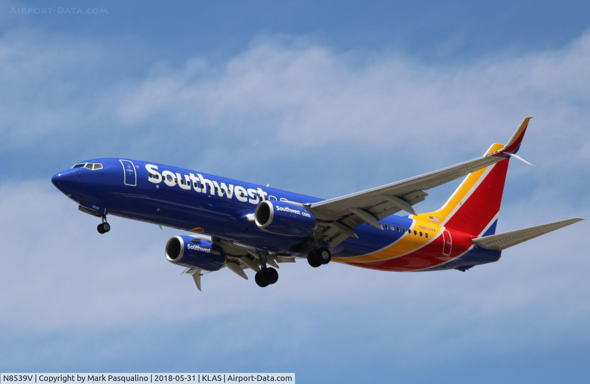 N8539V, 2017 Boeing 737-8H4 C/N 42534, Boeing 737-800