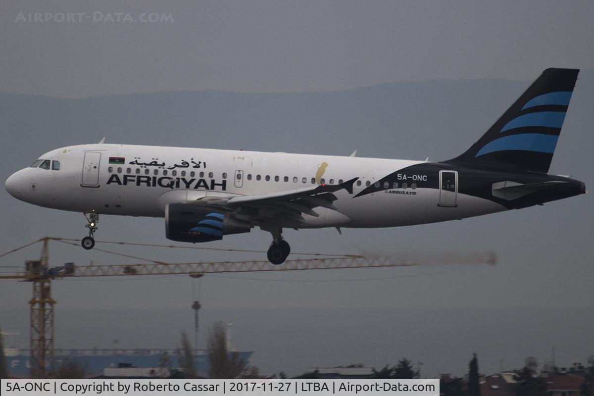 5A-ONC, 2008 Airbus A319-111 C/N 3615, Istanbul Ataturk