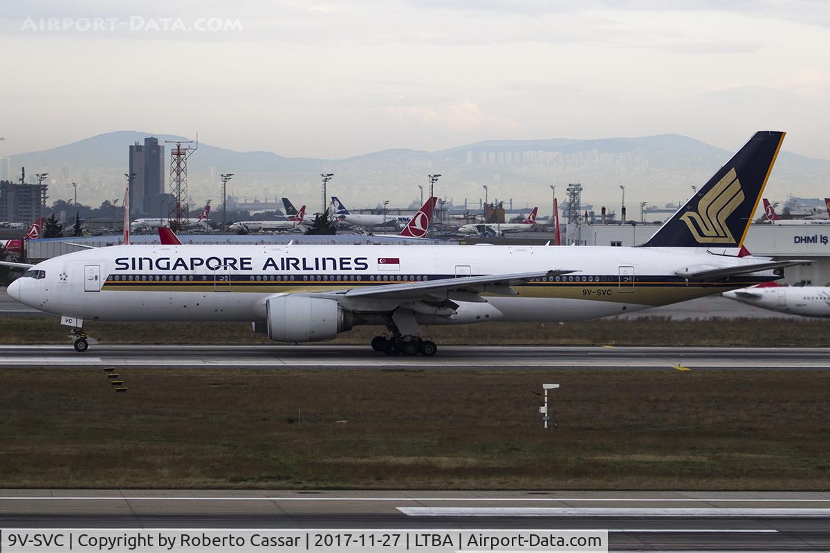 9V-SVC, 2001 Boeing 777-212/ER C/N 28526, Istanbul Ataturk
