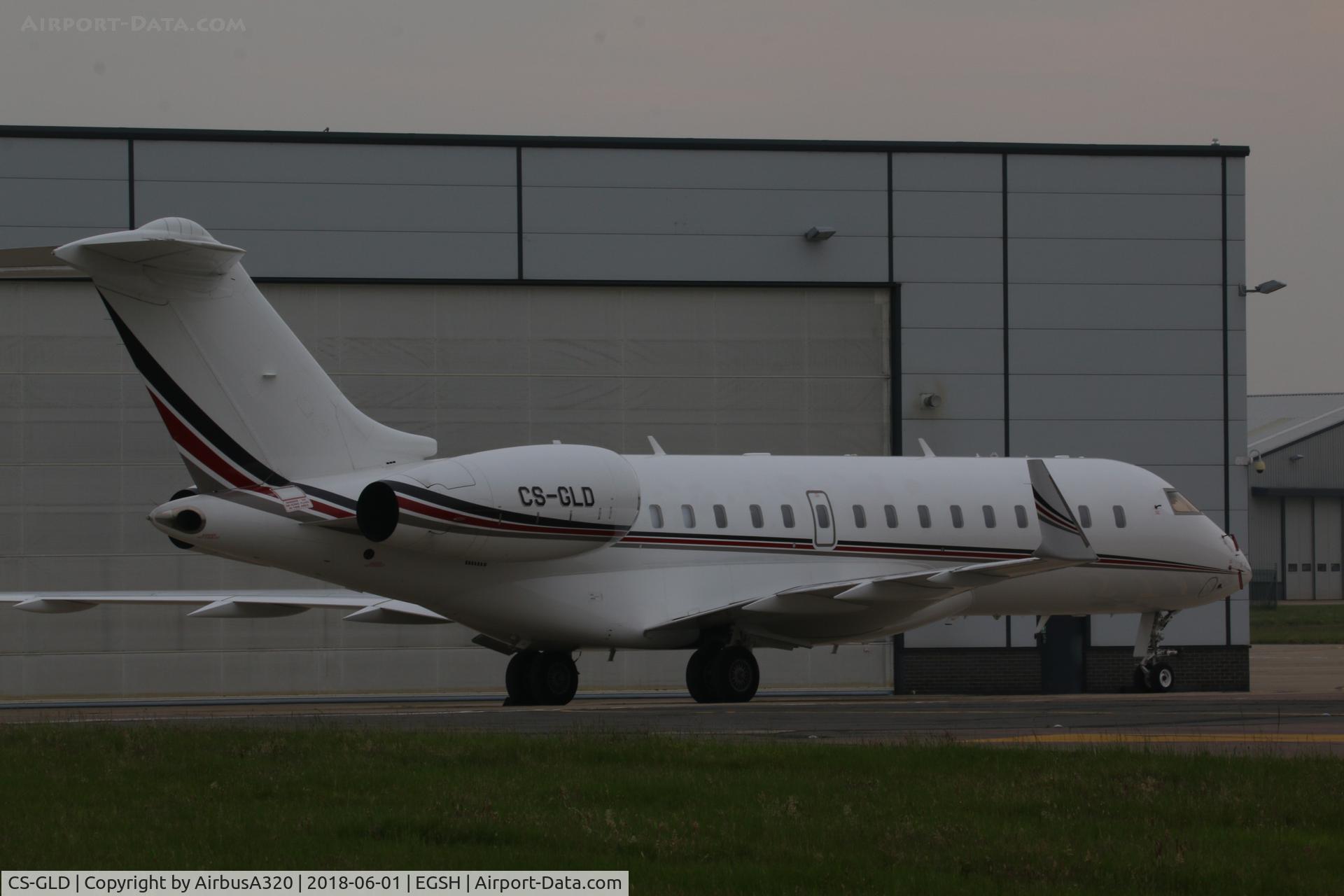 CS-GLD, 2012 Bombardier BD-700-1A10 Global 6000 C/N 9538, End of a days flying parked up in the evening light