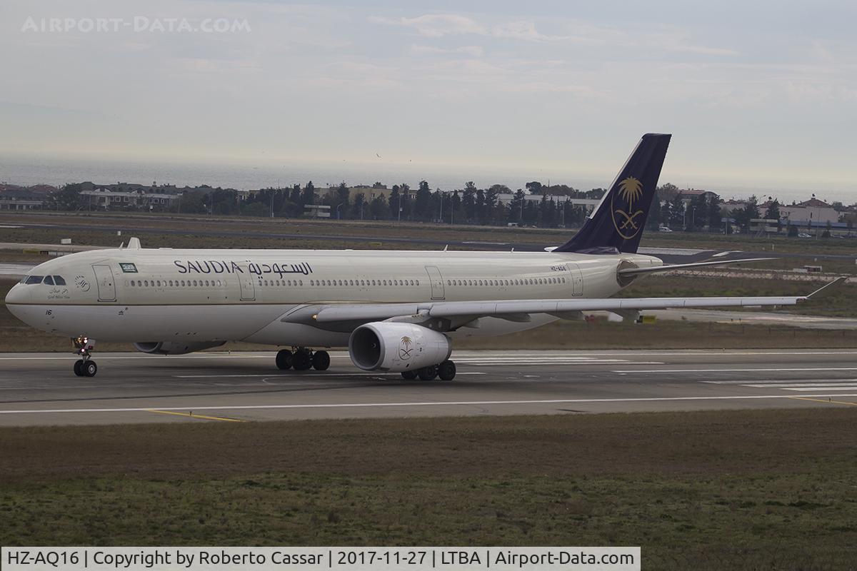 HZ-AQ16, 2016 Airbus A330-343 C/N 1738, Istanbul Ataturk