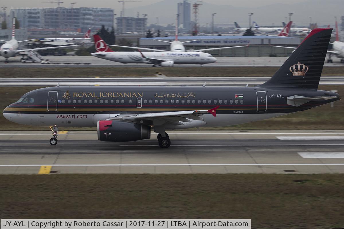 JY-AYL, 2008 Airbus A319-132 C/N 3428, Istanbul Ataturk