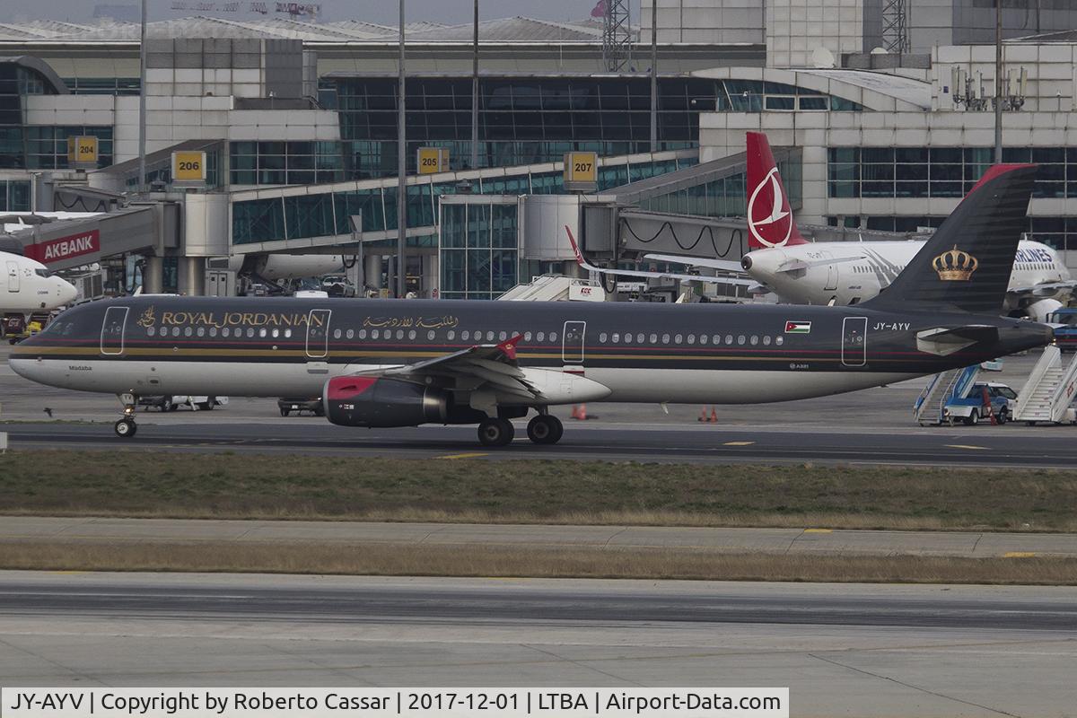JY-AYV, 2012 Airbus A321-231 C/N 5177, Istanbul Ataturk
