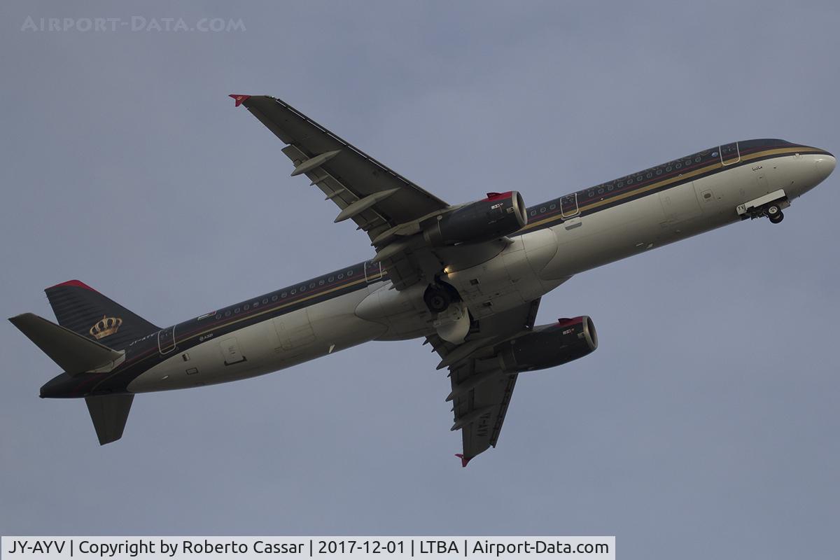 JY-AYV, 2012 Airbus A321-231 C/N 5177, Istanbul Ataturk