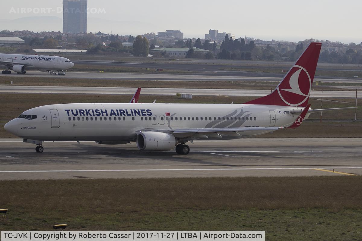 TC-JVK, 2016 Boeing 737-8F2 C/N 60014, Istanbul Ataturk