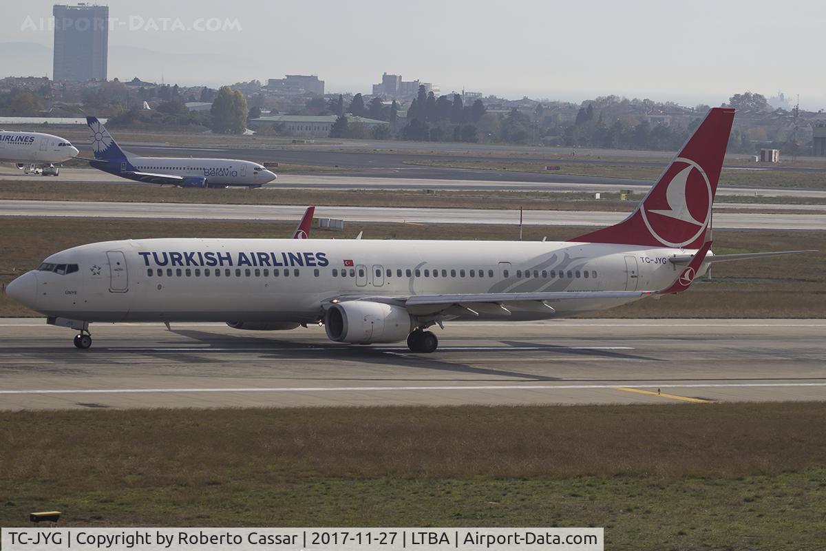 TC-JYG, 2012 Boeing 737-9F2/ER C/N 40983, Istanbul Ataturk
