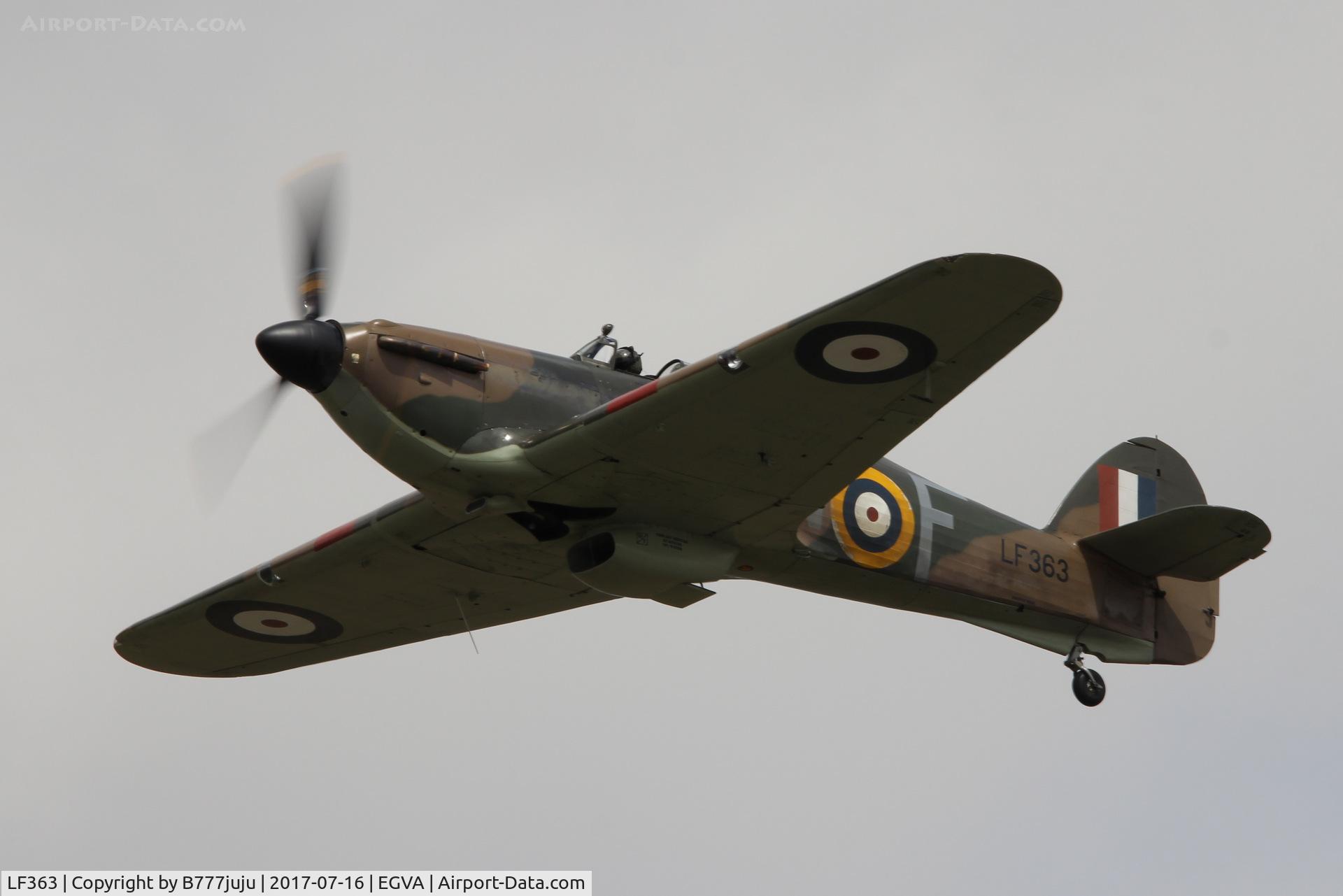 LF363, 1944 Hawker Hurricane IIC C/N 41H/469290, at TATOO 2017