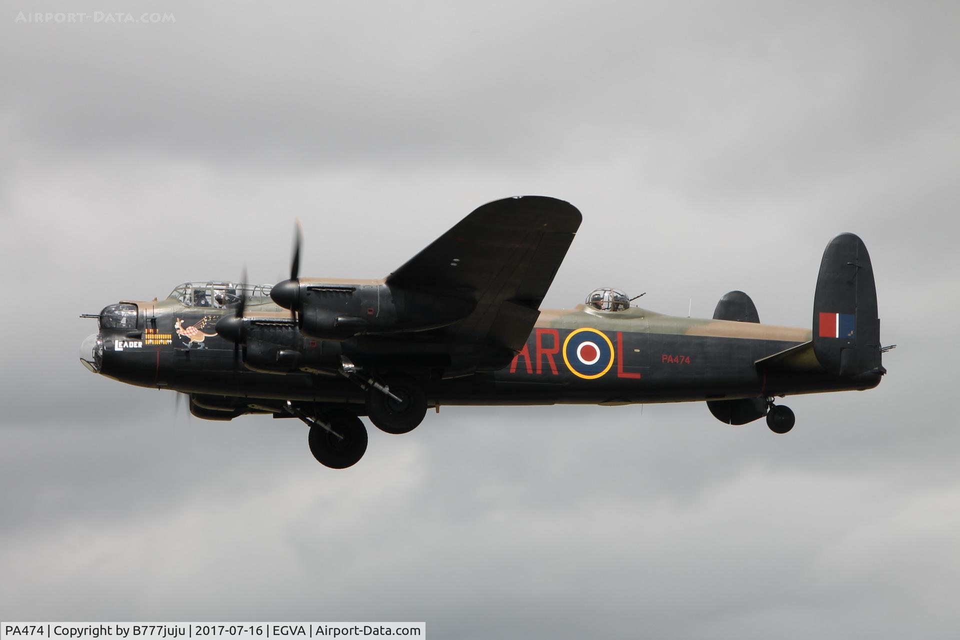 PA474, 1945 Avro 683 Lancaster B1 C/N VACH0052/D2973, at TATOO 2017