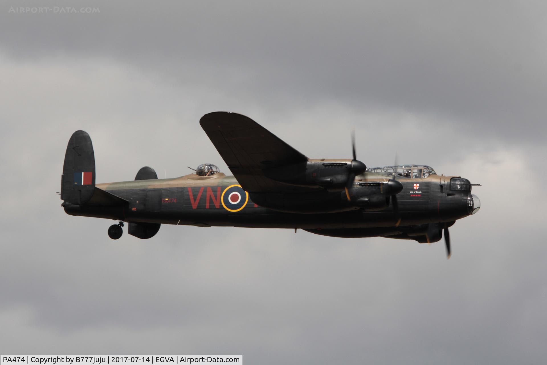 PA474, 1945 Avro 683 Lancaster B1 C/N VACH0052/D2973, at TATOO 2017