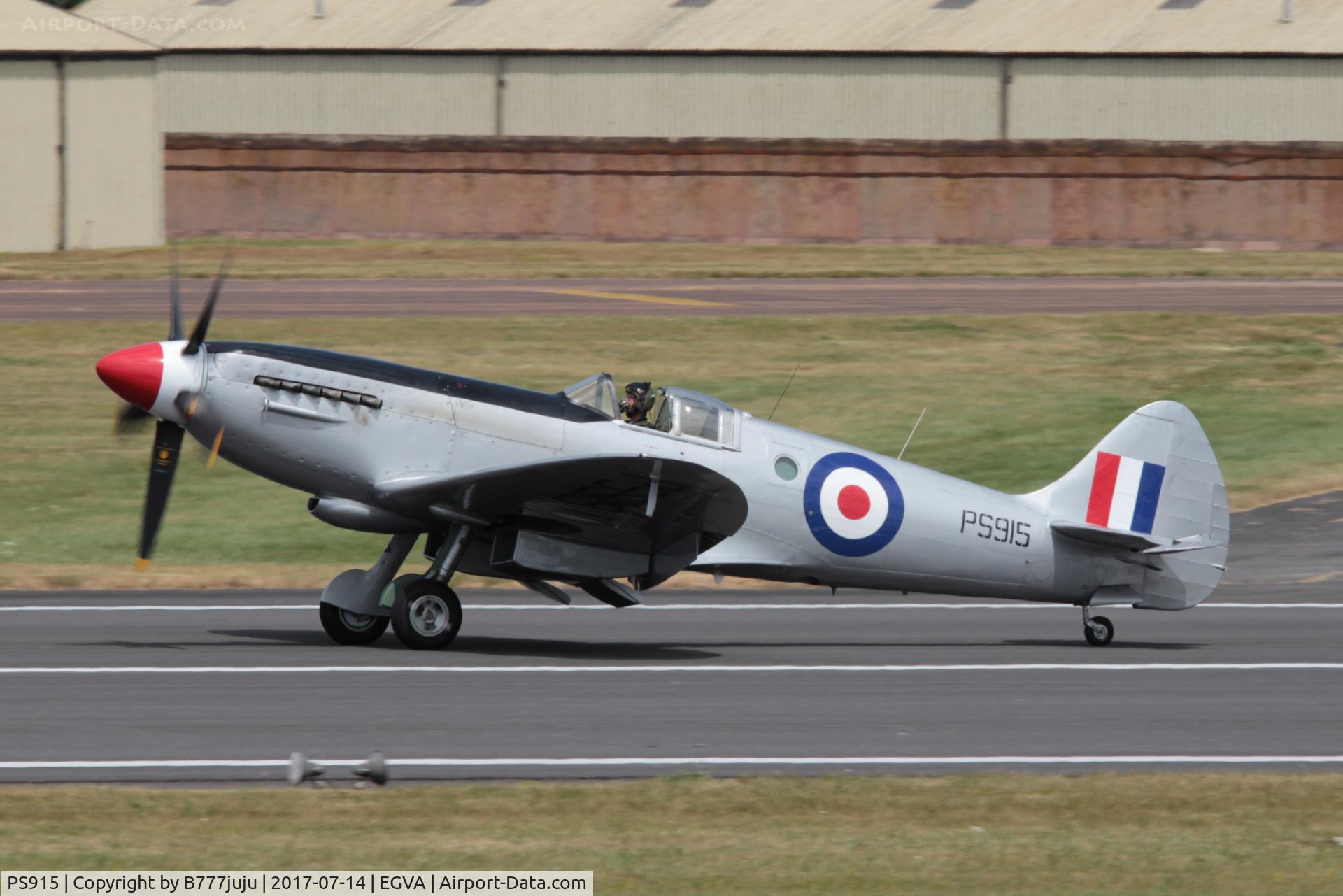 PS915, 1945 Supermarine 389 Spitfire PR.XIX C/N 6S/585121, at TATOO 2017