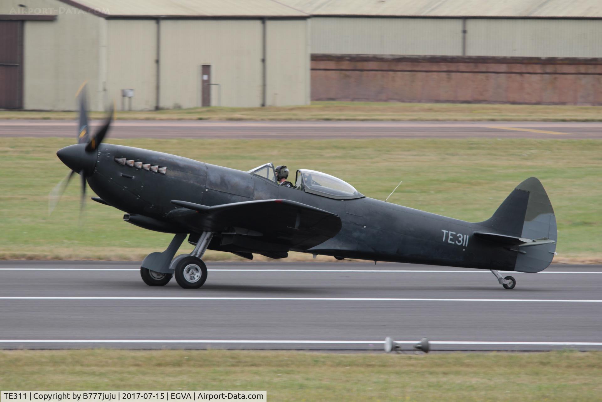 TE311, 1945 Supermarine 361 Spitfire LF.XVIe C/N CBAF.IX.4497, at TATOO 2017