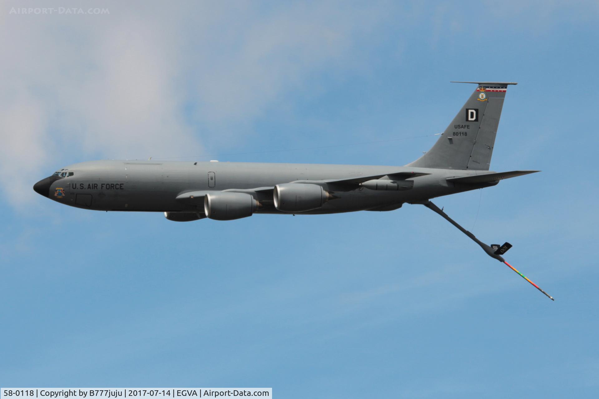 58-0118, 1958 Boeing KC-135R Stratotanker C/N 17863, at TATOO 2017