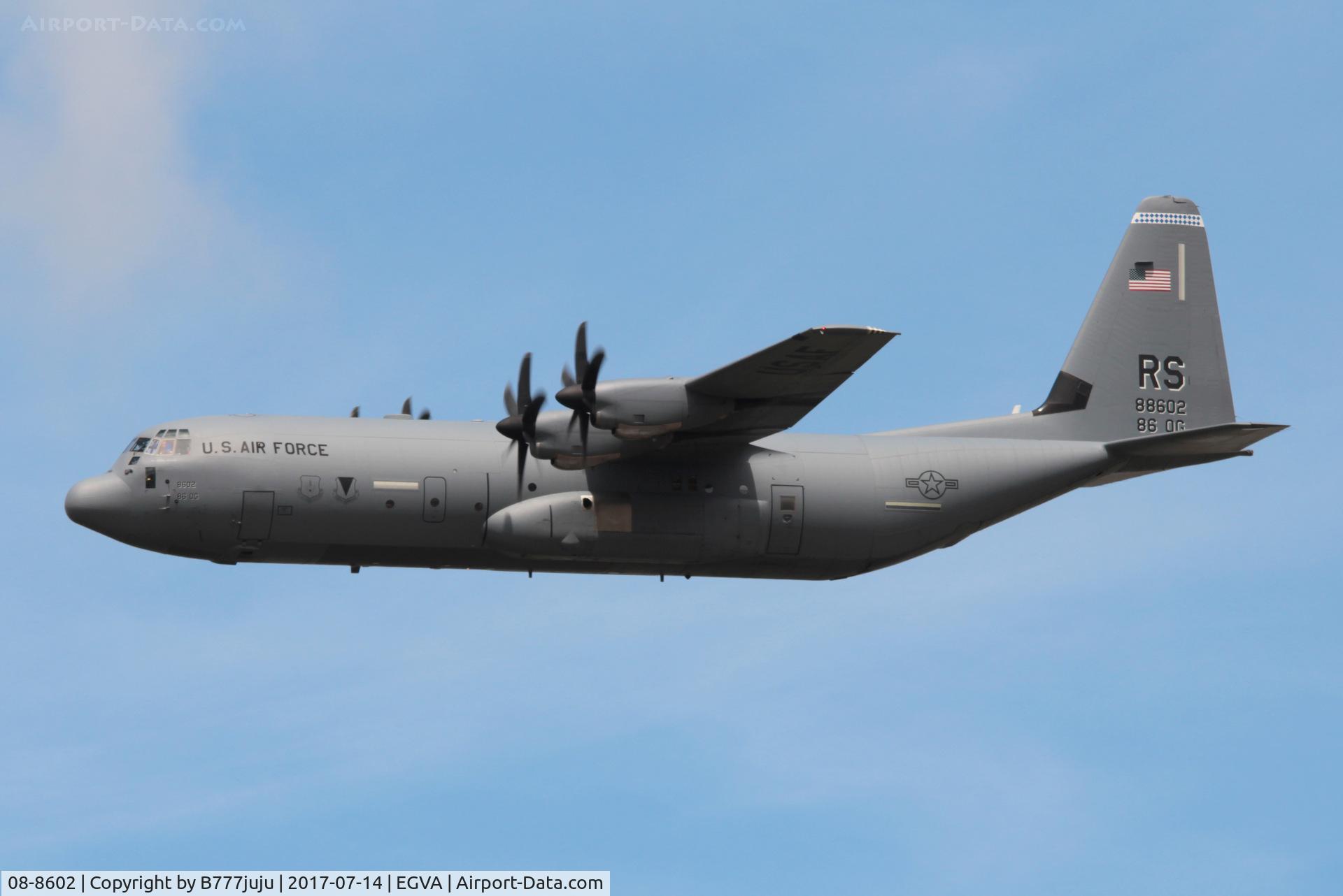 08-8602, 2008 Lockheed Martin C-130J-30 Super Hercules C/N 382-5611, at TATOO 2017