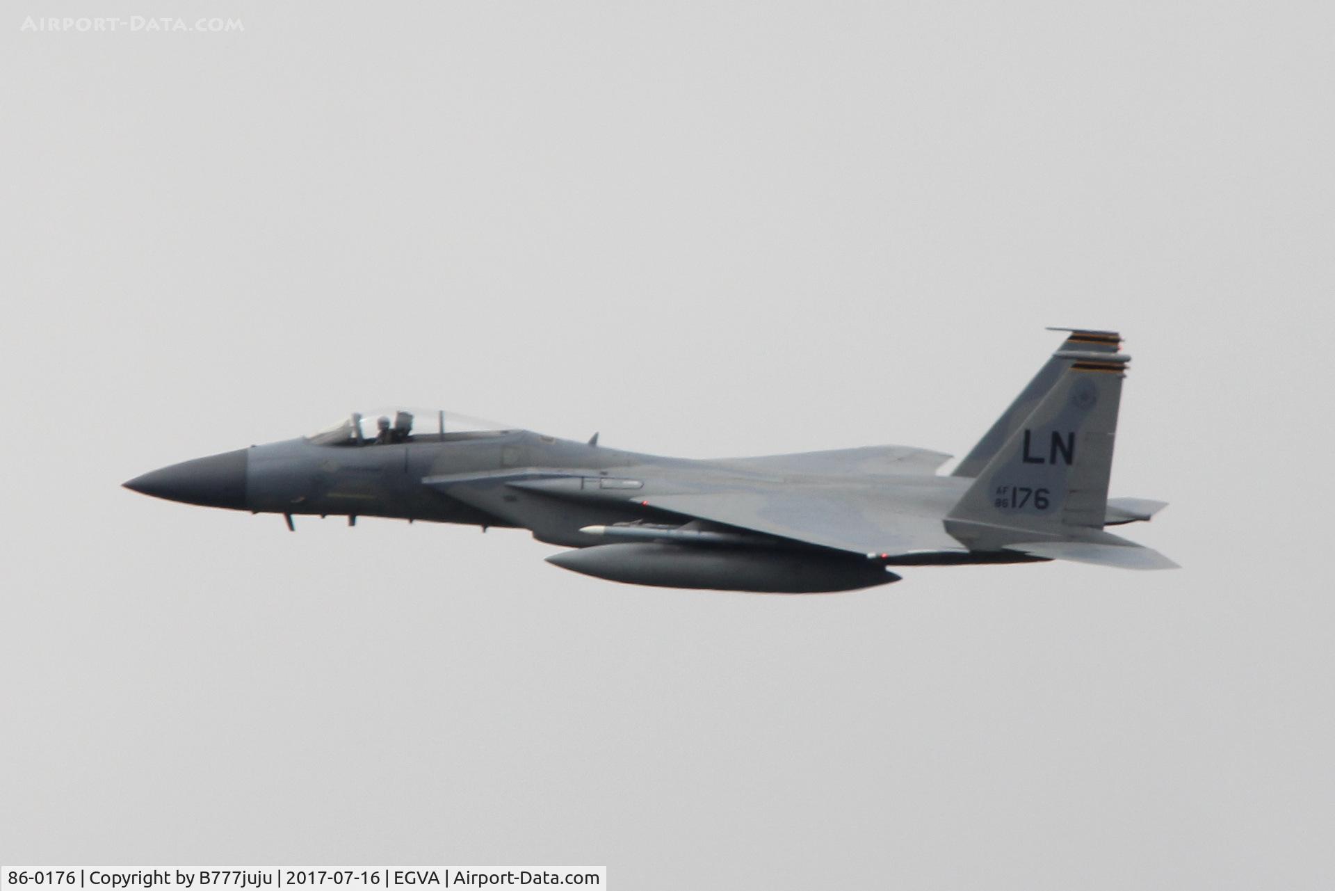 86-0176, 1986 McDonnell Douglas F-15C Eagle C/N 1027/C404, at TATOO 2017