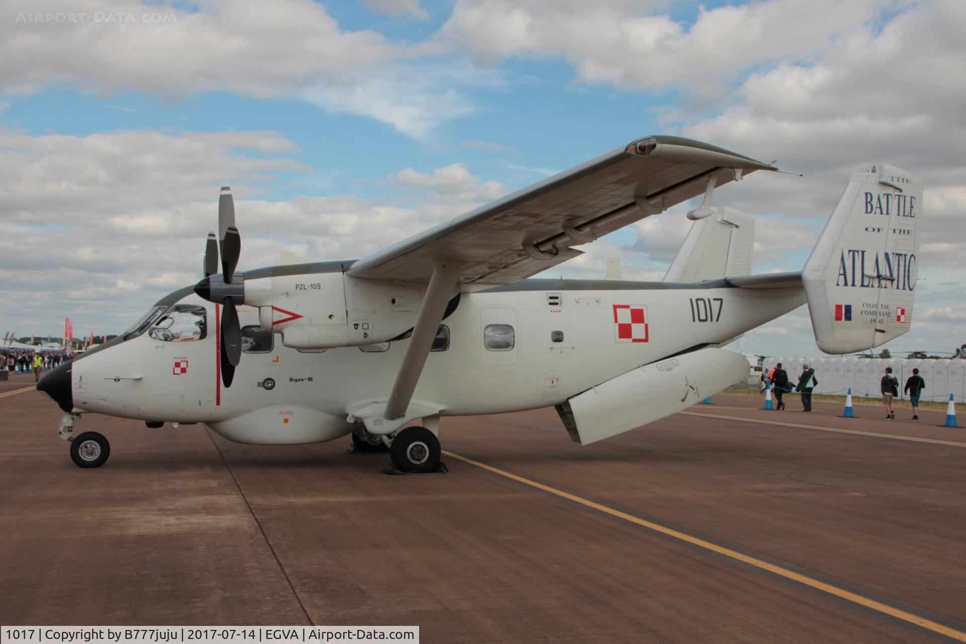 1017, PZL-Mielec M-28B1R Bryza 1R C/N AJG001-03, at TATOO 2017