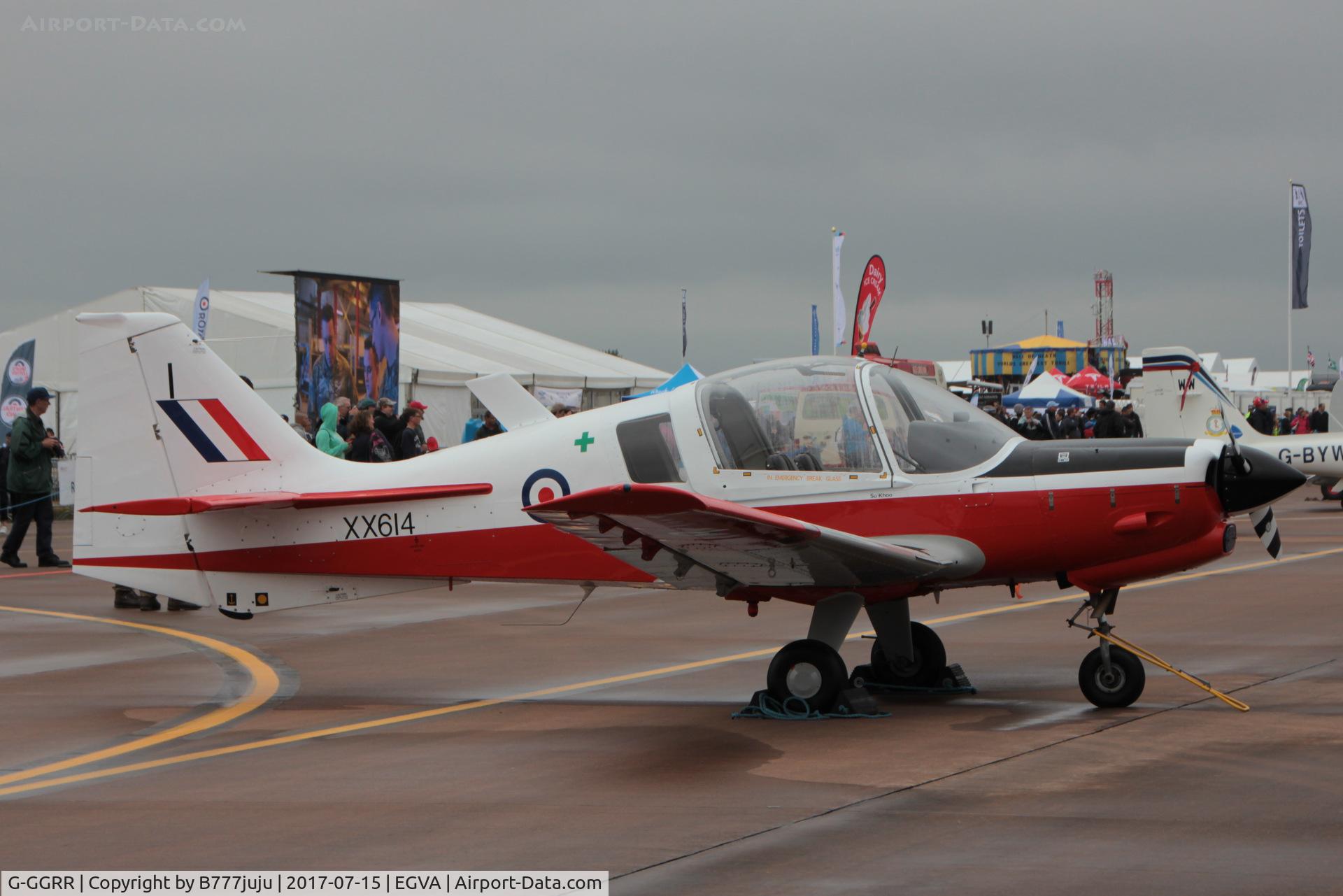 G-GGRR, 1974 Scottish Aviation Bulldog T.1 C/N BH120/272, at TATOO 2017