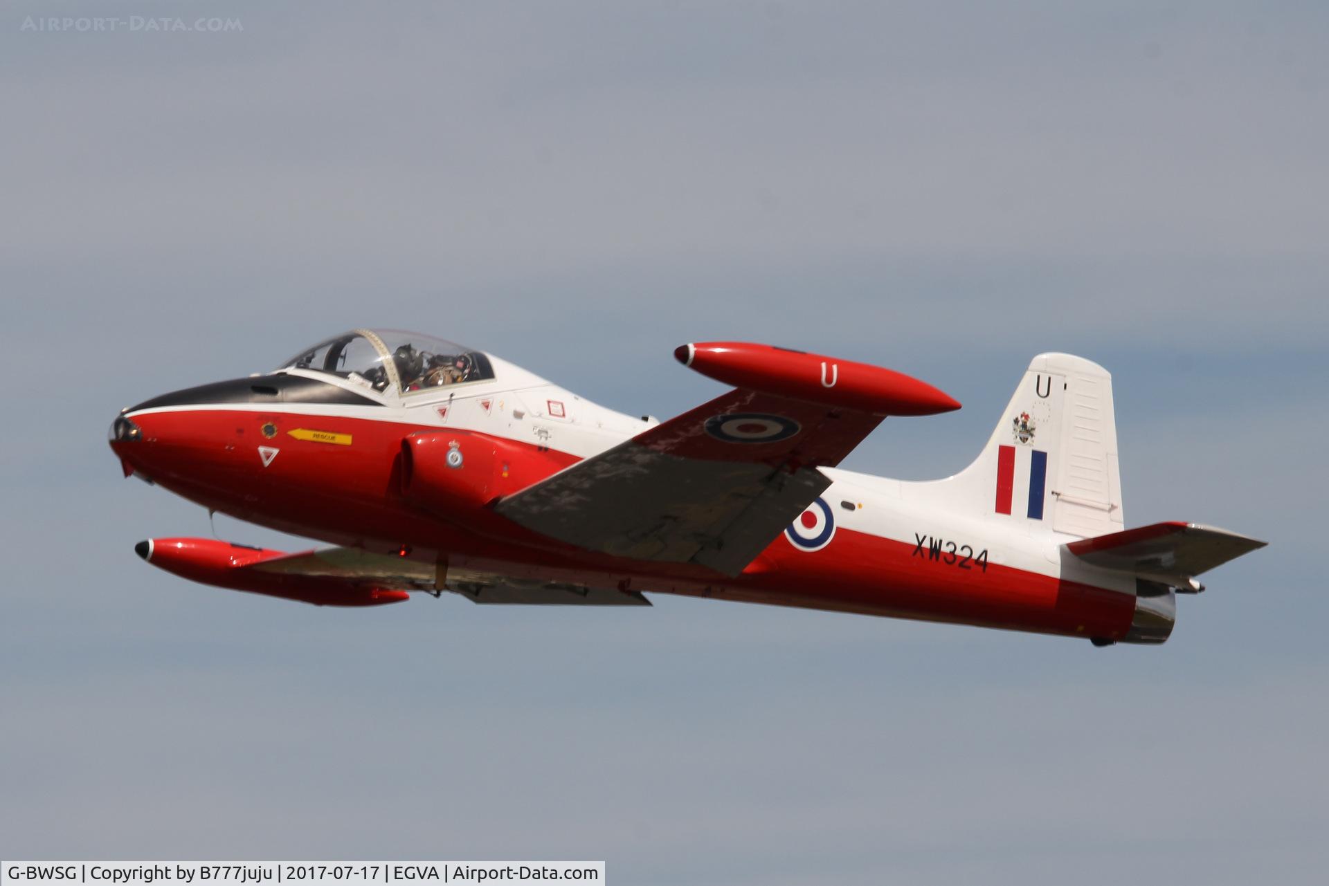 G-BWSG, 1970 BAC 84 Jet Provost T.5 C/N EEP/JP/988, at TATOO 2017