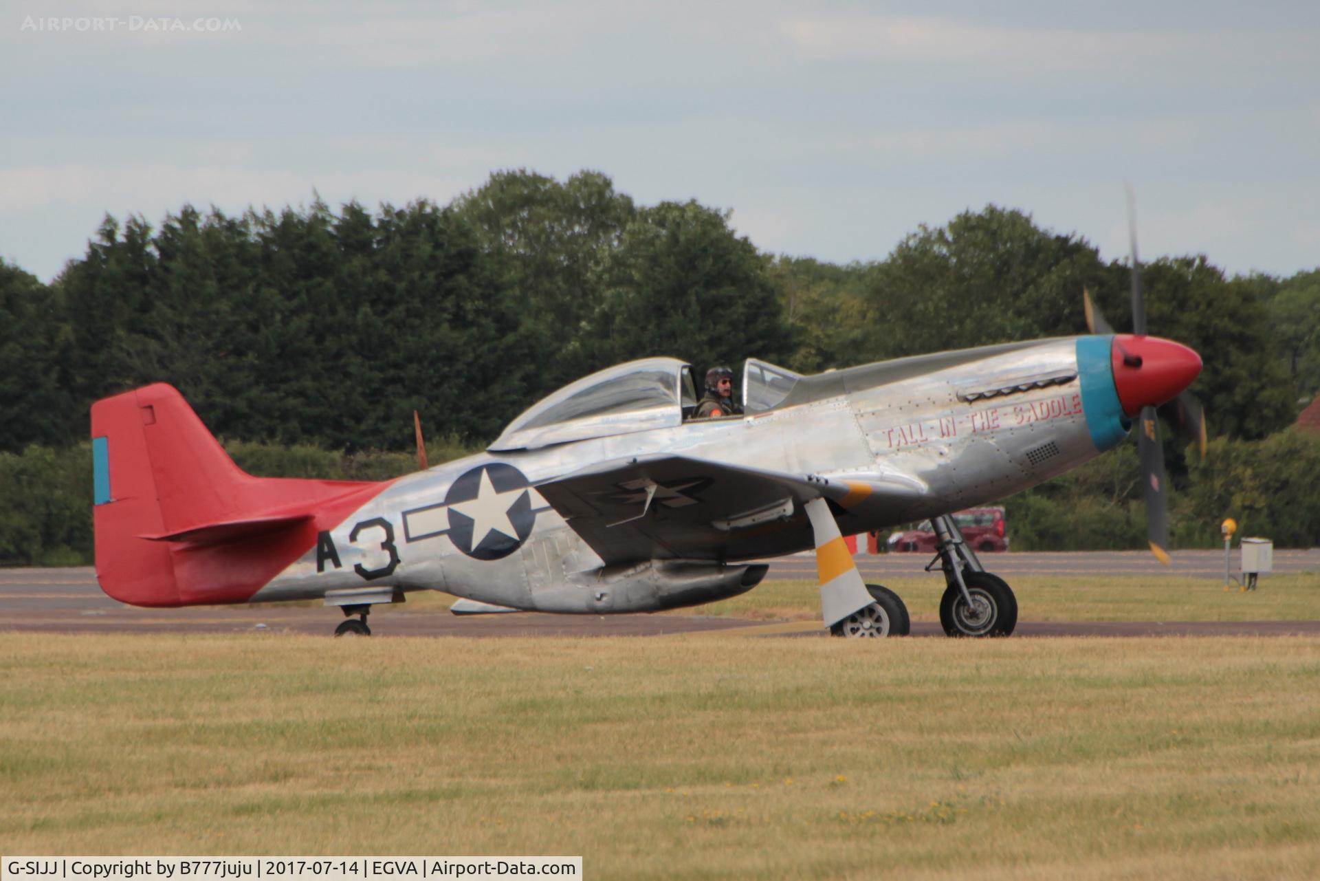G-SIJJ, 1944 North American P-51D Mustang C/N 122-31894 (44-72035), at TATOO 2017