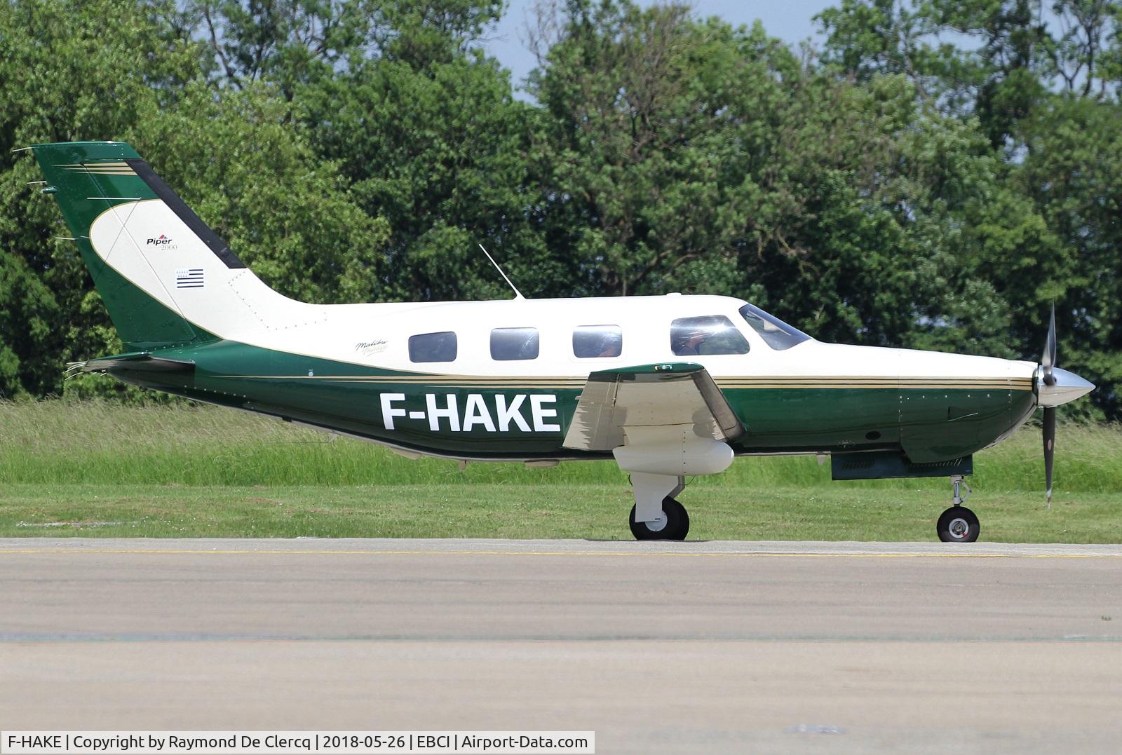 F-HAKE, 2000 Piper PA-46-350P Malibu Mirage C/N 4636309, At Gosselies.