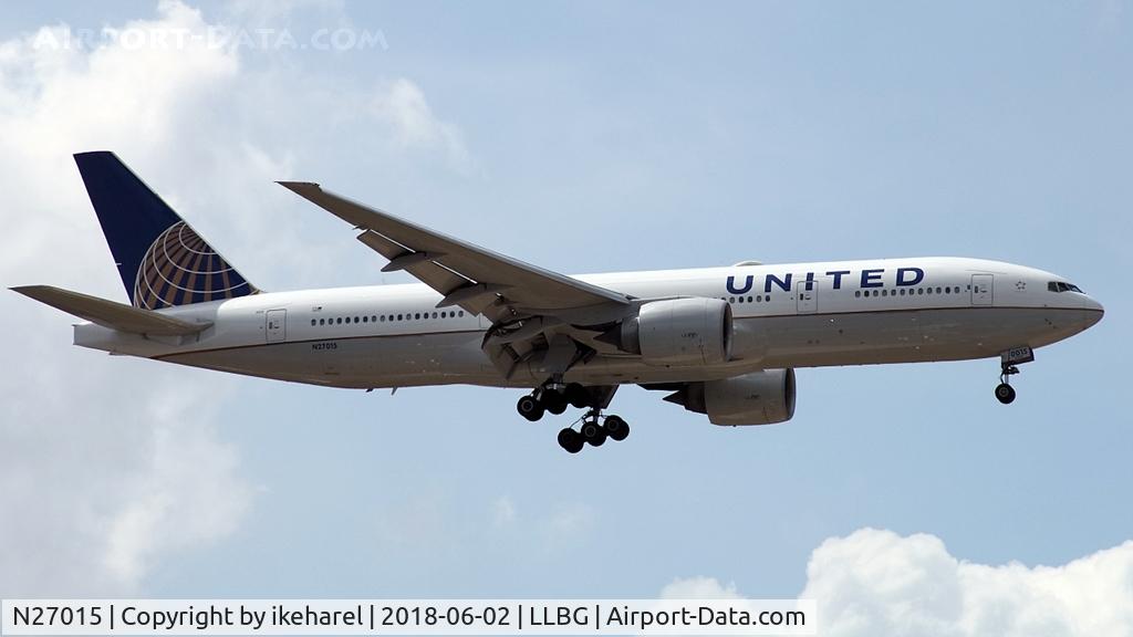 N27015, 2000 Boeing 777-224/ER C/N 28678, Flight from Newark.
