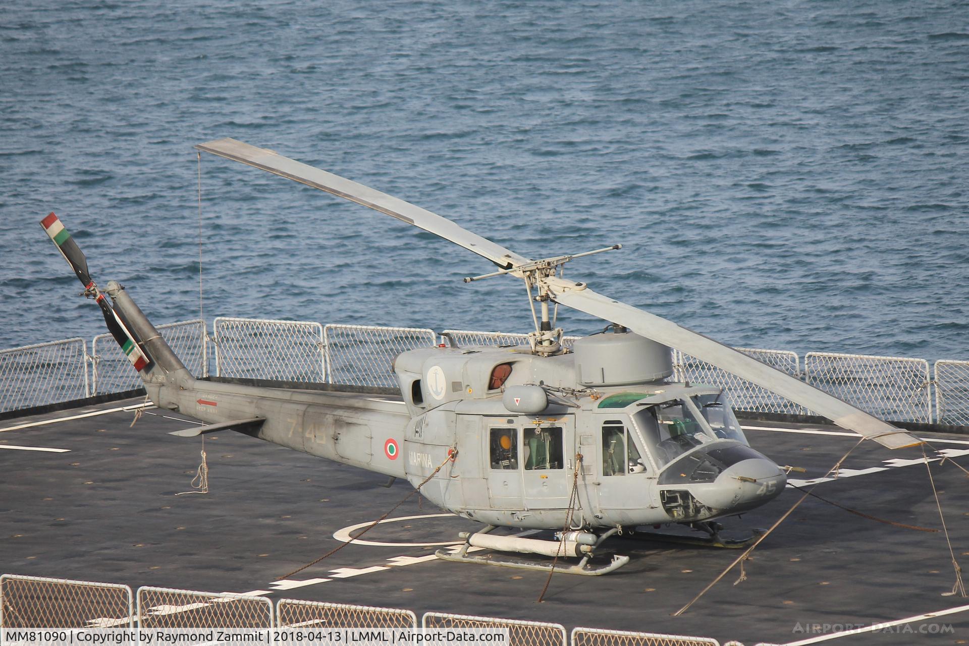 MM81090, Agusta AB-212 ASW C/N 5155, ANB212ASW MM81090/7-45 Italian Navy