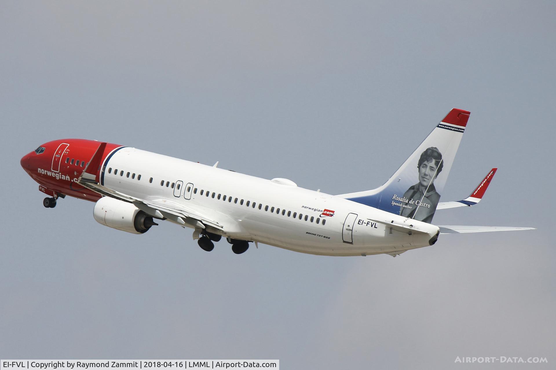 EI-FVL, 2017 Boeing 737-86N C/N 42084, B737-800 EI-FVL Norwegian Air Shuttle