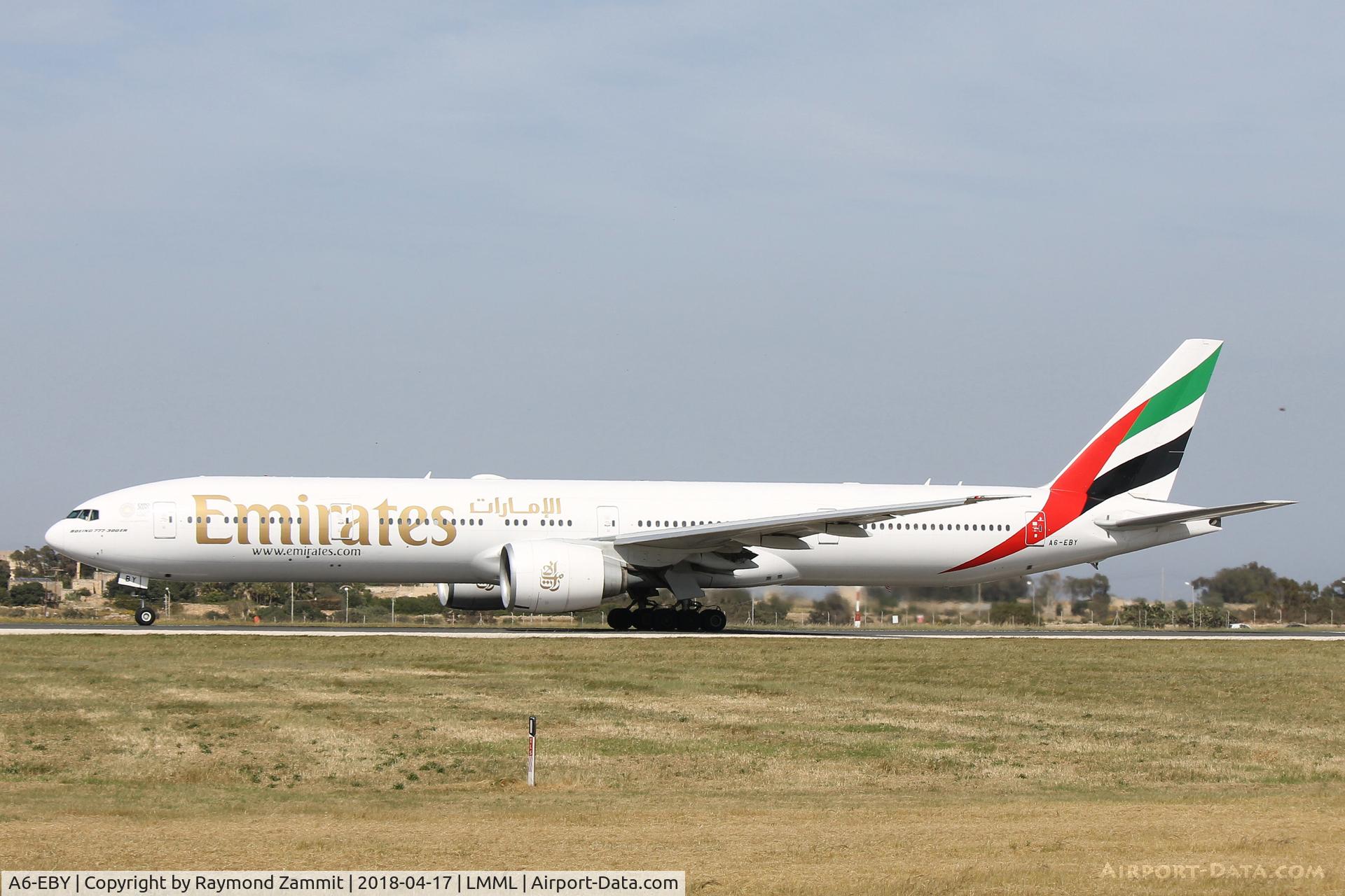 A6-EBY, 2007 Boeing 777-36N/ER C/N 33864, B777 A6-EBY Emirates Airlines