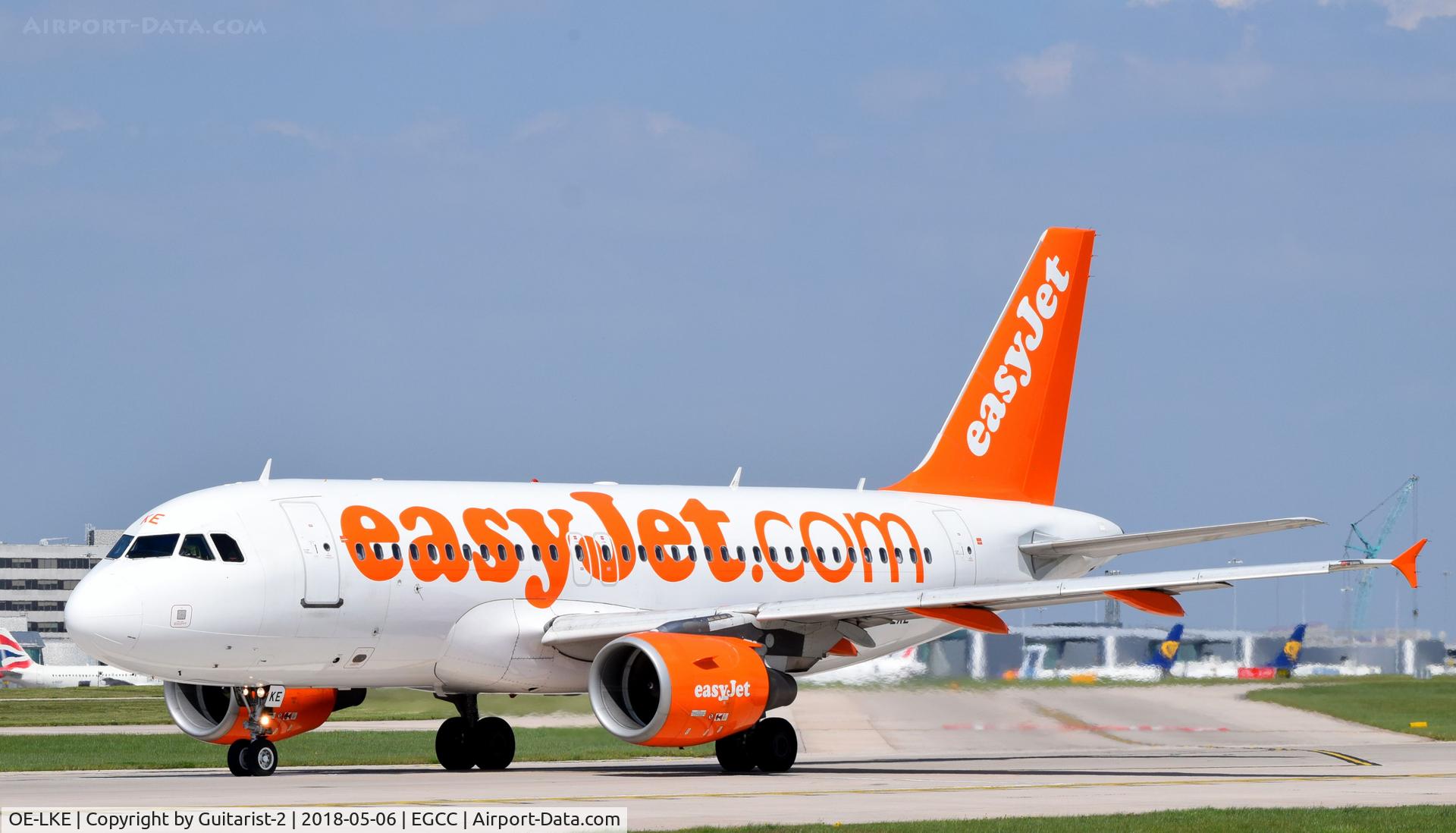 OE-LKE, 2007 Airbus A319-111 C/N 3090, At Manchester