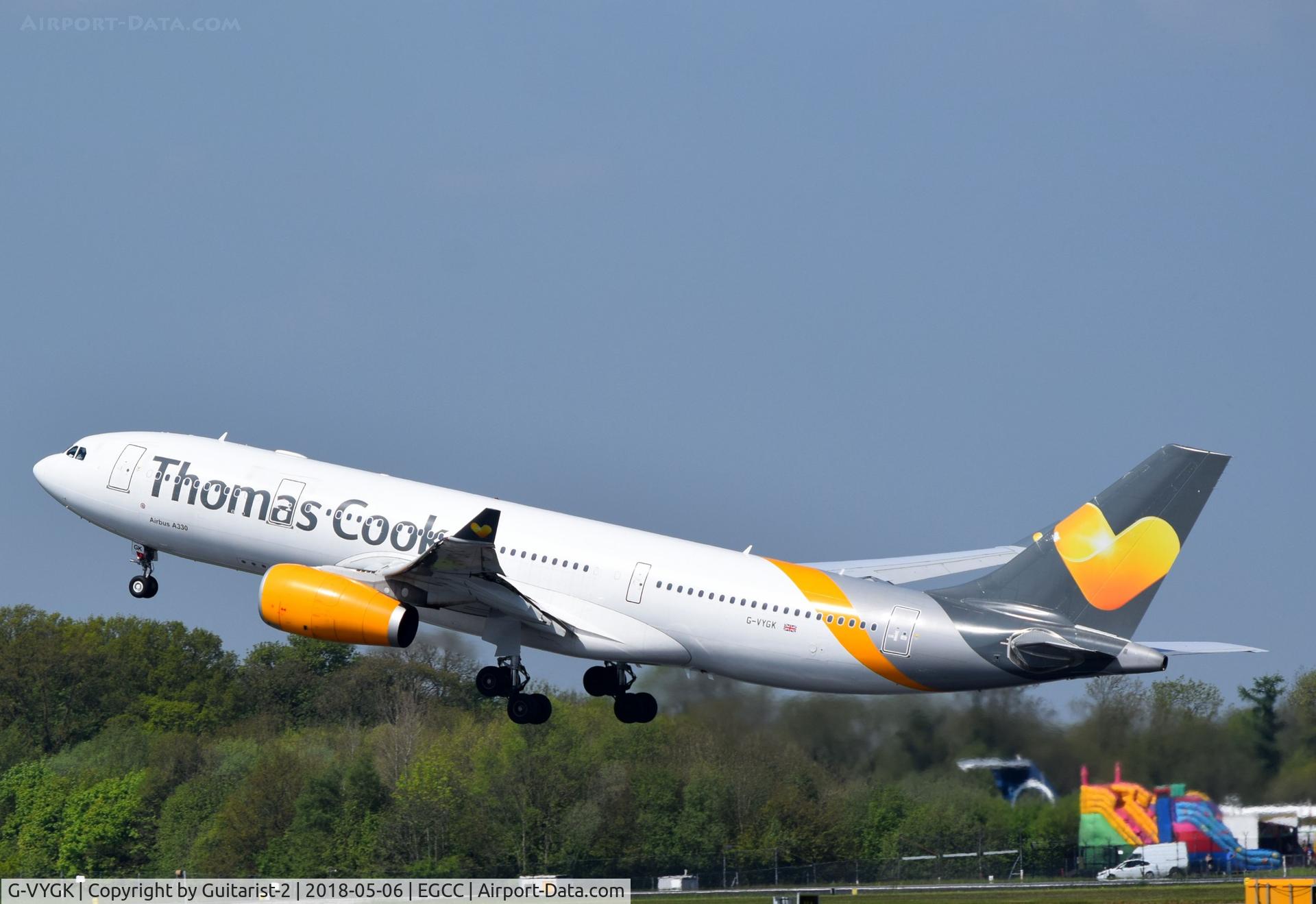 G-VYGK, 2014 Airbus A330-243 C/N 1498, At Manchester