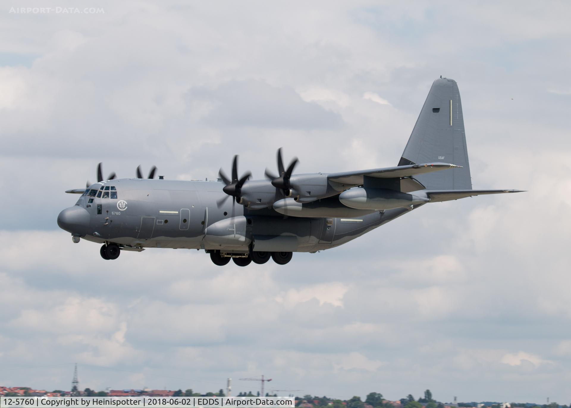 12-5760, 2014 Lockheed Martin MC-130J Commando II C/N 382-5760, 12-5760 at Stuttgart Airport.