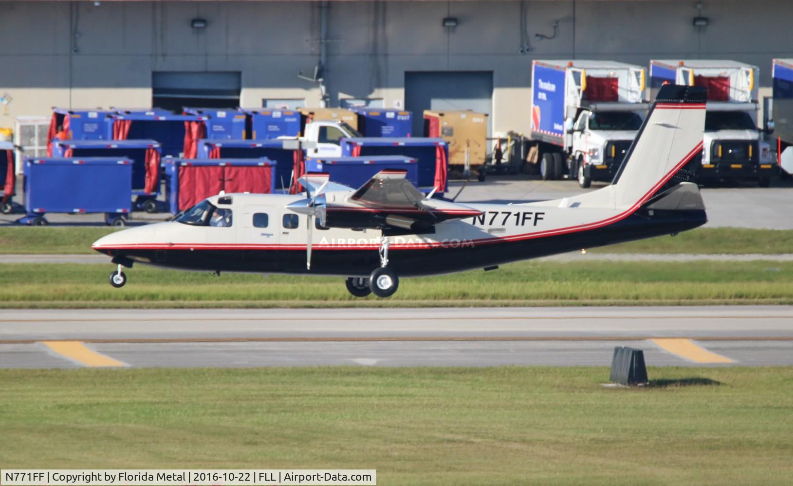N771FF, 1982 Gulfstream Aerospace 690D Jetprop 900 C/N 15014, Aero Commander 690D